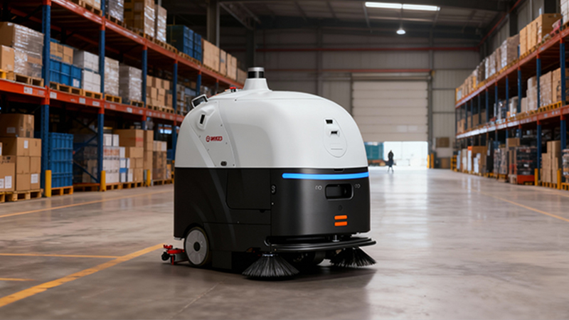 物流倉儲的“隱形生產(chǎn)力”:洗地機(jī)的自動化與耐用性